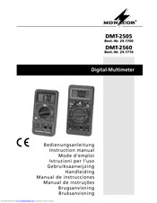 Monacor DMT-2560 Instruction Manual