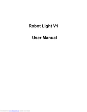 AK Pro Technology Robot Light V1 User Manual