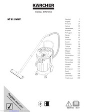 Kärcher NT 611 MWF Original Instructions Manual