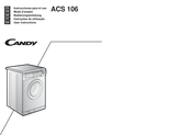 Candy ACS 106 User Instructions