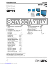 Philips 19PFL5422D/27 Service Manual