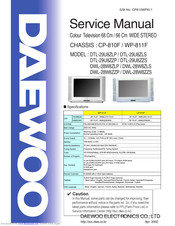 Daewoo DTL-29U8ZLS Service Manual