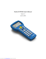 Nordic RF650 User Manual