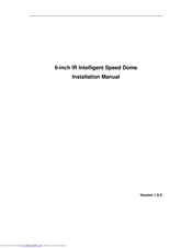 Dahua SD6AE series Installation Manual