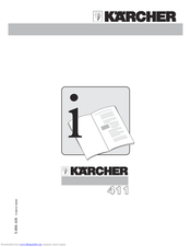 Kärcher 411 User Manual