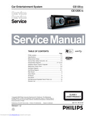 Philips CE120X/78 Service Manual