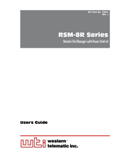 WTI RSM-8R4-1 User Manual