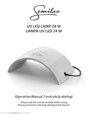 Semilac UV LED LAMP 24 W Operation Manual