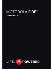 Motorola Fire XT311 Manual
