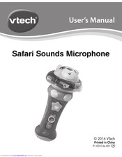 VTech Safari Sounds Microphone User Manual