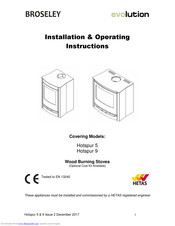 Broseley Hotspur 9 Installation & Operating Instructions Manual
