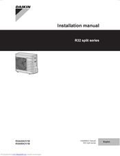Daikin RXA50A2V1B Installation Manual