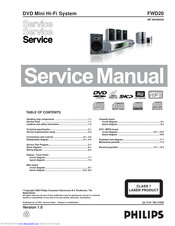 Philips FWD 20 Service Manual