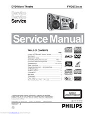 Philips FWD573/98 Service Manual
