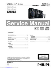 Philips FWM153X/78 Service Manual