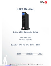 Sy-G Contender 3 KVA User Manual