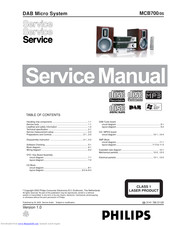 Philips MCB700 Service Manual
