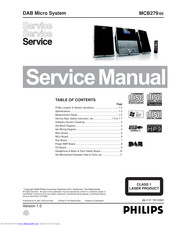 Philips MCB279/05 Service Manual