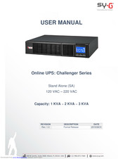 SY-G Online UPS User Manual