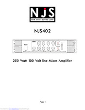 NJS NJS402 Manual