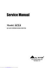 Alto ACL4 Service Manual