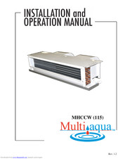 Multiaqua MHCCW-10 Installation And Operation Manual