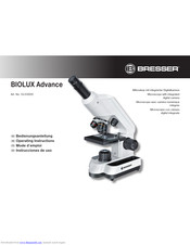 Bresser BIOLUX Advance Operating Instructions Manual