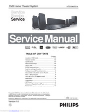 Philips HTS3365X/78 Service Manual