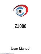 easy cruiser Z1000 User Manual