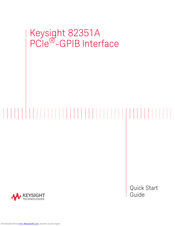 Keysight 82351A Quick Start Manual