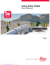 Leica Geosystems Zeno GG04 User Manual