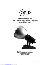 OMD 5000w Tungsten Instructions For Use Manual