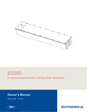 dormakaba ED-IG Series Owner's Manual