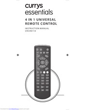 Currys CRC4N110 Instruction Manual
