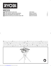 Ryobi WS721S User Manual