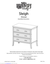 BSF BABY INC. Sleigh Assembly Instructions Manual