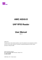 AMIC A9245-D User Manual