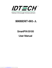 IDTECH SmartPIN B100 User Manual