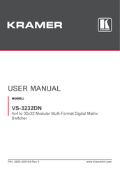 Kramer VS-3232DN User Manual