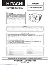 Hitachi P6WX Service Manual