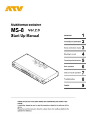 ATV MS-8 Startup Manual