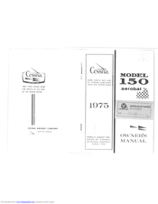 Cessna 150 Aerobat 1975 Owner's Manual