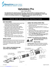 SapphireScientific Upholstery Pro User Instructions