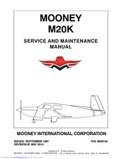 Mooney M20K Service And Maintenance Manual