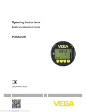 Vega PLICSCOM Operating Instructions Manual