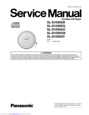 Panasonic SL-SV590EB Service Manual