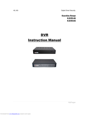 Guardian K-DVR-4G Instruction Manual