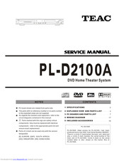 Teac PL-D2100A Service Manual