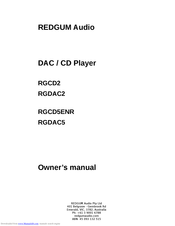 Redgum RGCD2 Owner's Manual