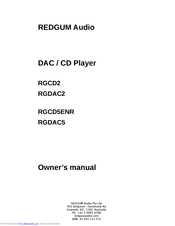 Redgum RGCD5ENR Owner's Manual